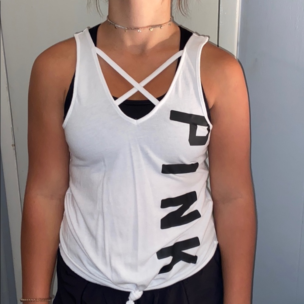 XS PINK workout tank top